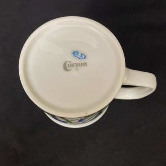 Curzon Blue Iris Ceramic Coffee Tea Mug Japan Garden Cottage Floral - Picture 6 of 6